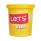 Lets Tek Renk Oyun Hamuru Sarı 115 Gr