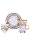 Gordion M04679 18 Parça Kulplu Çay-Mıra Takımı Zarif