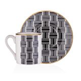 Gordion M00749 6 lı Kahve Fincan Takımı Monochrome V3