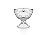 DECORİUM CAM KASE AYAKLI 13,5 CM ACCADEMİA PLATİN M06449-AB