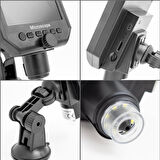 Powermaster PM-18798 4.3 İnç Lcd Kendinden Ekranlı 3.6 MP Taşınabilir HD Dijital Mikroskop Hassas İş Tamirci Mikroskop