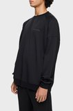 Les Benjamins Pamuklu Relaxed  Fit Bisiklet Yaka Sweat Erkek SWEAT LB23FWCLAMUSW-407 SİYAH