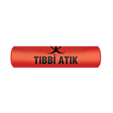 Polmix Tıbbi Atık 80x110 cm Jumbo Çöp Poşeti 10 Rulo 100 Ad 8 Kg