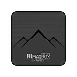 Magbox Magroid Infinty 64 GB HDD 4 GB Ram Bluetooth 5G Wifi Ses Komut Kumandalı Android TV Box