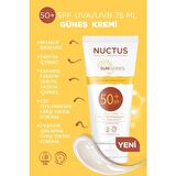 NuctusGüneş Kremi 50+ Spf Uva/uvb 75 Ml Krem