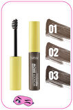 Callista Wonder Brow Eyebrow Mascara Kaş Maskarası 01 Açık Kahve