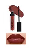 Note Mattemoist Lipgloss Yarı Mat Saten Bitişli Likit Ruj 408 Femme Fatale - Bordo