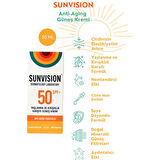 Sunvision Yaşlanma Ve Kırışıklık Karşıtı Güneş Kremi 50Ml