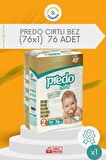 Predo Çocuk Bezi Jumbo Paket Mini 76 Lı