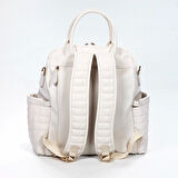 M&Y Kitty Deri Anne Bebek Bakım Sırt Çantası 7271 Krem