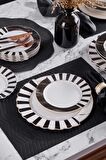 Neva N3275 Marble Plus Hibrit 24 Parça 6 Kişilik Yemek Takımı