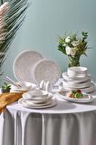 Neva N3539 Elegans Damask 28 Parça 6 Kişilik Yemek Takımı