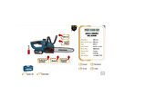 Proter PST 125 ST Şarjlı Zincirli Dal Kesme 20V 4.0Ah