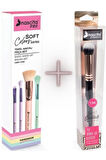 Temel Makyaj Fırça Seti NASBRUSHSET 77 + Nascita Oval Yapılı Kapatıcı Fırçası NASBRUSH 136