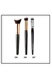 Nascita Kapatıcı Fırçası 136+3d Kabuki Fondöten Fırçası 150+pro Yuvarlak Uçlu Kapatıcı Fırçası 0267-3'lü Set