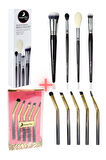 4 Lü En Sevilenler Makyaj Fırça Seti NASBRUSHSET54 + Ombre Serisi 5 Lı Kaş Fırça Seti NASBRUSHSET24