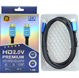 Ek-Tech 1.5m Version 2.0 165/180/200/240hz Destekli Hdmi Kablo 2k-4k UHD Freesync G-Sync Ps5-Xbox-Tv