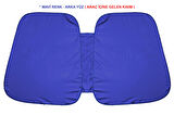 Tüm Araçlara Uygun Oto Ön Cam Güneşliği Oto Güneş Gözlüğü - Mavi - Blue