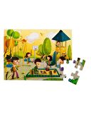 Eolo Şehirde ve Parkta 2'li Puzzle Set 