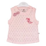 Bibaby Pink Flowers Şortlu Jakarlı Bebek Takımı - 2 li - Pembe