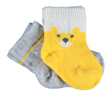 Bibaby Organic Happy Bear 2 li Çorap BBABY-684131663