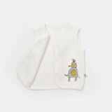 Bibaby Hello Elephant Kapitone Yelek 61476 Ekru