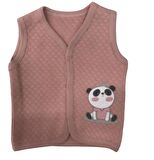 Bibaby Yelek Kapitone Live Pandas Pembe