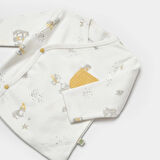 Bibaby Biorganic Penguin Club 5 Parça Hastane Çıkış Seti 62351 Ekru Gri