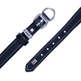 Doggie Konfor Deri Sade Boyun Tasması Royalblue 1,5x25 30 Cm 