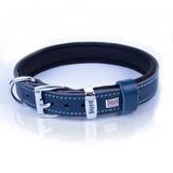 Doggie Konfor Deri Sade Boyun Tasması Royalblue 2x35 40 Cm 