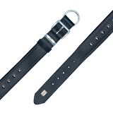 Doggie Konforlu Gerçek Deriden El Yapımı Çivili Köpek Boyun Tasması 3,5x52-60cm Siyah
