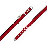 Doggie Comfort Yumuşak Dokuma Köpek Boyun Tasması S 1.5x20-25cm Kırmızı