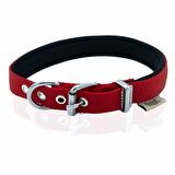Doggie Softlu Köpek Boyun Tasması 2 cm x 40 cm Kırmızı