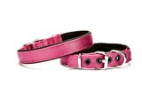 Doggie Dokuma Softlu Köpek Boyun Tasması 2 cm x 45 cm Mor