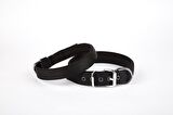 Doggie Comfort Yumuşak Dokuma Köpek Boyun Tasması L 2.5x42-50cm Siyah