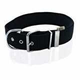 Doggie Konfor Seri Dokuma Köpek Boyun Tasması 5x55-65cm Siyah