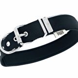 Doggie Comfort Metal Kemik İşlemeli Köpek Boyun Tasması M 3x42-50cm Siyah