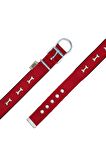 Doggie Comfort Metal Kemik Işlemeli Köpek Boyun Tasması M 3x42-50cm Kırmızı