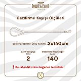 Doggie Klasik Dokuma Gezdirme M Beden Siyah 2x120-200 cm
