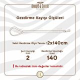 Doggie Klasik Dokuma Gezdirme M Beden Kırmızı 2x120-200 cm