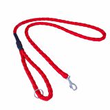 Doggie Dokumadan El Yapımı Örgülü Köpek Gezdirme Kayışı M-2x140cm Kırmızı