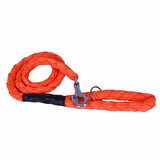 Doggie Dokumadan El Yapımı Örgülü Köpek Gezdirme Kayışı M-2,5x120cm Turuncu