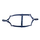 Doggie Konfor Ronın Deri Göğüs Tasması Royalblue 1,5x35 40 Cm 