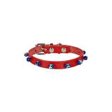 Nazar Boncuklu Kedi Ve Küçük Irk Köpek Tasması 1,0x23 cm Kırmızı Medium