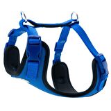Doggie Havalı Ped Dokuma Göğüs Tasması Royalblue 1,5x40-50 Cm 