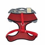 Doggie Dokuma Havalı Junıor Göğüs Tasma Kırmızı 2x50-65 Cm 
