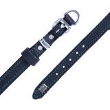 Doggie Yağlı Gerçek Deriden El Yapımı Köpek Boyun Tasması 1,5x25-30cm Yağ Yeşili