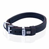 Doggie Yağlı Gerçek Deriden El Yapımı Köpek Boyun Tasması 2x35-40cm Yağ Yeşili