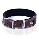 Doggie Deri Kemik Desenli Boyun Tasması S 4x47-55cm Kahverengi