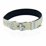 Doggie Comfort Yumuşak Dokuma Köpek Boyun Tasması M 2.5x37-45cm Haki